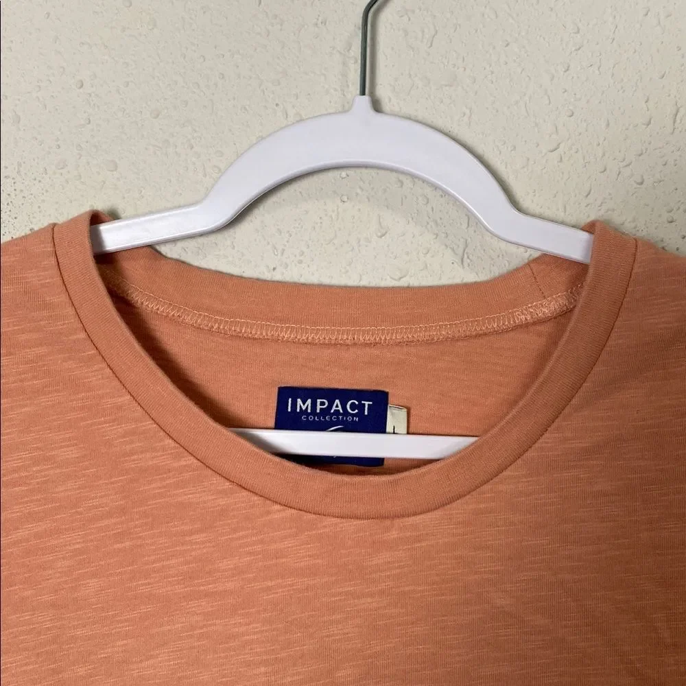 United By Blue Impact Collection Organic Cotton Casual T Shirt Dress Peach